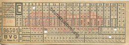 BVG - Berlin Köthener Strasse 17 - Fahrschein 1932 - Europa