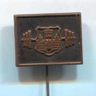 WRESTLING Sport - BELGRADE Serbia, Vintage Pin Badge - Ringen