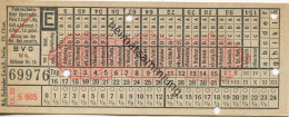 BVG Berlin Köthener Strasse 17 - Fahrschein 1933 - Europe