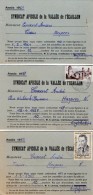 VP5283 - Carte Commerciale X 3 Du Syndicat Apicole De La Vallée De L'Egaillon ( ENGLEFONTAINE ) Pour HASPRES - Andere & Zonder Classificatie