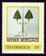 ÖSTERREICH 2097 ** Lampe / Entwurf Josef Frank, Wiener Werkstätte - PM Personalized Stamps MNH - Personalisierte Briefmarken