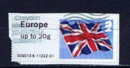 GREAT BRITAIN  -  2012  Post And Go Label  Used As Scan - Post & Go (distributeurs)