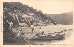 83-HYERES- ILE DE PORT-CROS , LES PËCHEURS A PORT MAN - Hyeres