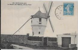 CPA Moulin à Vent Circulé BATZ - Windmills