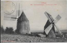 CPA Moulin à Vent Circulé CASTELNAUDARY - Windmills
