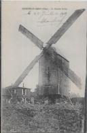 CPA Moulin à Vent écrite ESTREES Saint Denis - Windmühlen