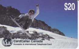 TARJETA DE CANADA DE ESQUI SOBRE NIEVE (CARD CALLER) - Canada