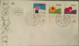 Enveloppe Premier Jour Timbres D´usage Courant - Gebruikt (met Tabs)