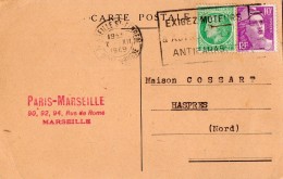 CPA 1918 - Carte Postale Commerciale - PARIS - MARSEILLE Pour HASPRES - Unclassified