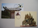 Griechenland 1651/2 Maximumkarte MK/MC, EUROPA/CEPT 1987, Moderne Architektur - Maximum Cards & Covers