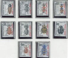 (cl 31 - P15) St Pierre Et Miquelon** N° 82 à 91 - Insectes - - Timbres-taxe