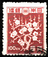 JAPON  1946-47  - YT  361 - Fleur De Prunier -  Oblitéré - Used Stamps