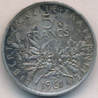 Franciaország 1961. 5Fr Ag T:2,2- France 1961. 5 Francs Ag C:XF,VF 
Krause KM#926 - Non Classificati