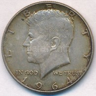 Amerikai Egyesült Államok 1964. 1/2$ Ag 'Kennedy' T:1-,2 Patina USA 1964. 1/2 Dollars Ag 'Kennedy... - Non Classificati