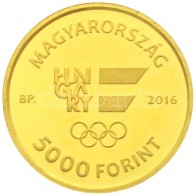 2016. 5000Ft Au 'XXXI. Nyári Olimpiai Játékok' Tanúsítvánnyal... - Non Classificati