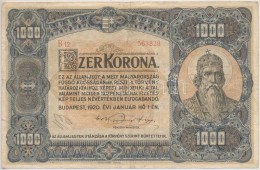 1920. 1000K 'Orell Füssli Zürich' T:III Adamo K36 - Non Classificati