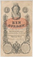 1858. 1G Vízjeles Papíron T:III- 
Austrian Empire 1858. 1 Gulden On Watermarked Paper C:G
Adamo G87 - Non Classificati