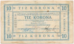 Sárospatak 1919. 10K Számozott T:III,III- - Unclassified