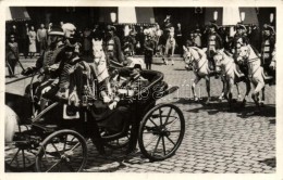 ** T2/T3 1937 III. Viktor Emánuel Olasz Király Látogatása Budapesten, Díszmenet... - Unclassified
