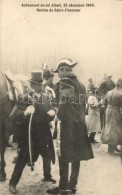 ** T1/T2 Avenement Du Roi Albert, 23 Decembre 1919. Remise Du Sabre D'honneur / King Albert Of Belgium Receiving A... - Unclassified