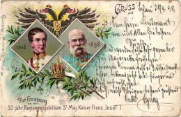 T4 1898 Ferenc József Uralkodásának 50. évfordulója / Franz Joseph's 50th... - Unclassified