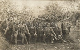 T2 1916 Magyar Honvédek Csoportképe AknavetÅ‘vel, K.u.K. Inf. Reg Nr. 69 / Hungarian Infantry Unit... - Non Classificati