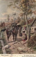 T3 Rast In Einem Polnischen Dorf. Im Kriege 1914/15, Moderne Meister Arthur Rehn & Co. / German Military Art... - Unclassified