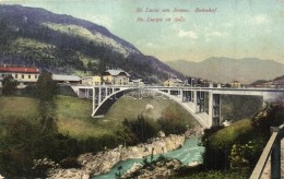 ** T2/T3 Most Na Soci, Sveta Lucija Ob Soci, St. Lucia Am Isonzo; Bahnhof / Railway Station, Bridge (EK) - Unclassified