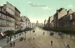 T2/T3 Praha, Prag; Wenzelsplatz, Museum / Square, Museum, Trams (EK) - Unclassified