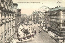 * T3 Vienna, Wien I. Schottengasse, Wahringerstrasse / Streets, Trams (Rb) - Non Classificati