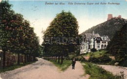 T2 Baden Bei Wien, Villa Erzherzog Eugen, Ruine Rauhenegg - Unclassified