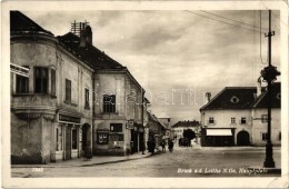 * T2/T3 Lajtabruck, Bruck And Der Leitha; FÅ‘ Tér, Konrad Danzinger üzlete / Main Square, Shop (EK) - Non Classificati