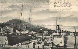 T2 Dubrovnik, Lapad, KikötÅ‘, GÅ‘zhajók / Port, Steamships - Non Classificati