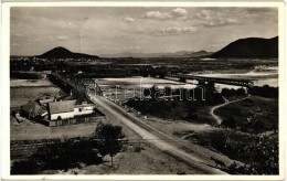 T2/T3 Huszt, Chust; Látkép Hidakkal, Kiadja Bottka Béla / View With Bridges (fa) - Non Classificati