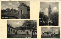 T3 Nagysalló, Tekovské Luzany; Református Templom, Iskola, Hengermalom / Calvinist Church,... - Unclassified