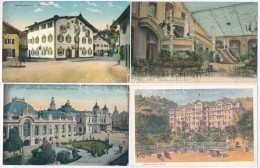 ** * 13 Db RÉGI Külföldi Városképes Lap / 13 Pre-1945 European Town-view Postcards - Unclassified