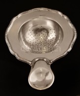 Ezüst TeaszÅ±rÅ‘, Ag., Nettó:67,4gr., Jelzett, 14x10cm / Silver Tea-strainer, Ag, Net.. 67,4gr, Marked,... - Altri & Non Classificati