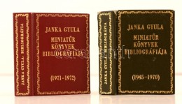 Janka Gyula: MiniatÅ±r Könyvek Bibliográfiája (1945-1970, 1971-72). Budapest, 1972-73, MÅ±szaki... - Non Classificati