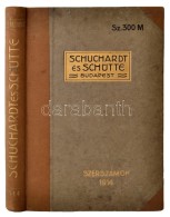 1914 Schuchardt és Schütte Szerszámkatalógus. 432 P. Kiadói... - Unclassified