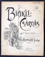 Cca 1910 Bicikli Csárdás C. ZenemÅ± Kottája - Unclassified