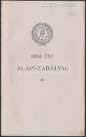 1904 A Magyar VédÅ‘ Egyesület 1904. évi Alapszabályai, Bp., Stephaneum Nyomda Rt.,... - Unclassified