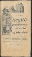1902 A Mi SegítÅ‘pénztárunkról Szóló új Törvény. Az... - Unclassified