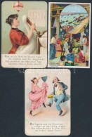 Cca 1900 3 Db Litho GyÅ±jtÅ‘kártya, Egyiken Calcutta / Litho Cards - Unclassified