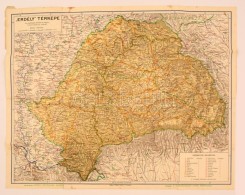 1940 Erdély Térképe, Rajta A Második Bécsi Döntés által... - Other & Unclassified