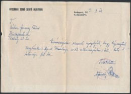 1947 Budapest, Az Országos Zsidó SegítÅ‘ Bizottság által... - Altri & Non Classificati