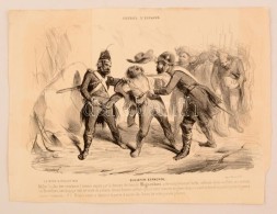 1839 A Spanyol Háború - Guerre D'Espagne Politikai Karikatúra. KÅ‘nyomat / Lithographed... - Stampe & Incisioni