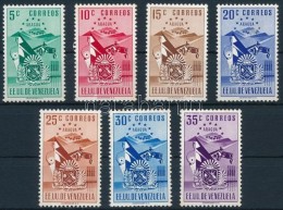 ** 1952 Címer Sor Mi 740-746 (betapadásnyomok) - Other & Unclassified