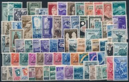 ** 1950-1954 74 Db Klf Bélyeg, Közte Teljes Sorok, Stecklapon - Altri & Non Classificati