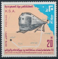 * 1977 25 éves A Vasúti összeköttetés Damman és Riad Között Mi 624 - Altri & Non Classificati