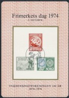 O 1974 100 éves Az UPU Emlékív - Altri & Non Classificati